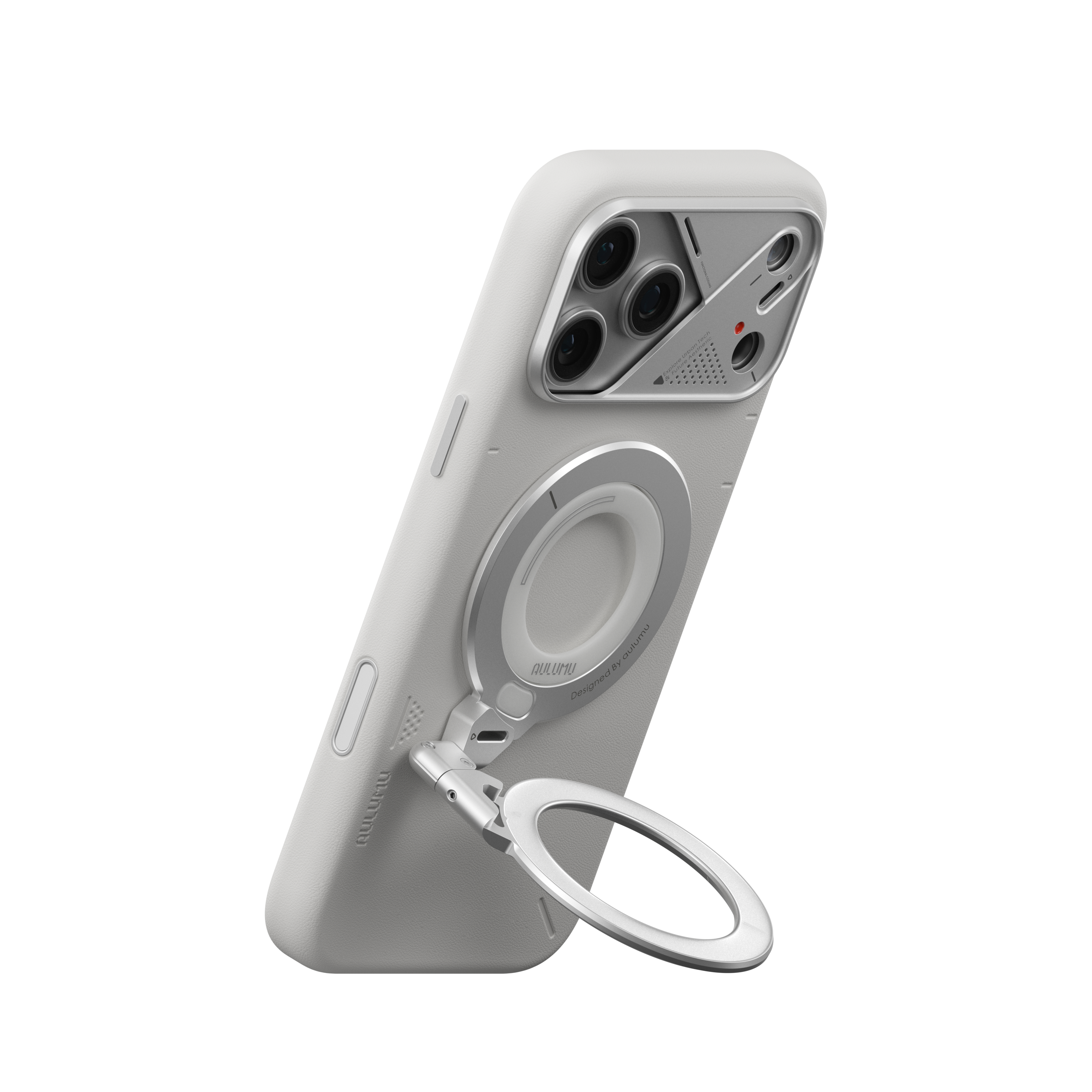 A17 iPhone 17 Series Vegan Leather Case & G09 Infinite 360° Magnetic Stand