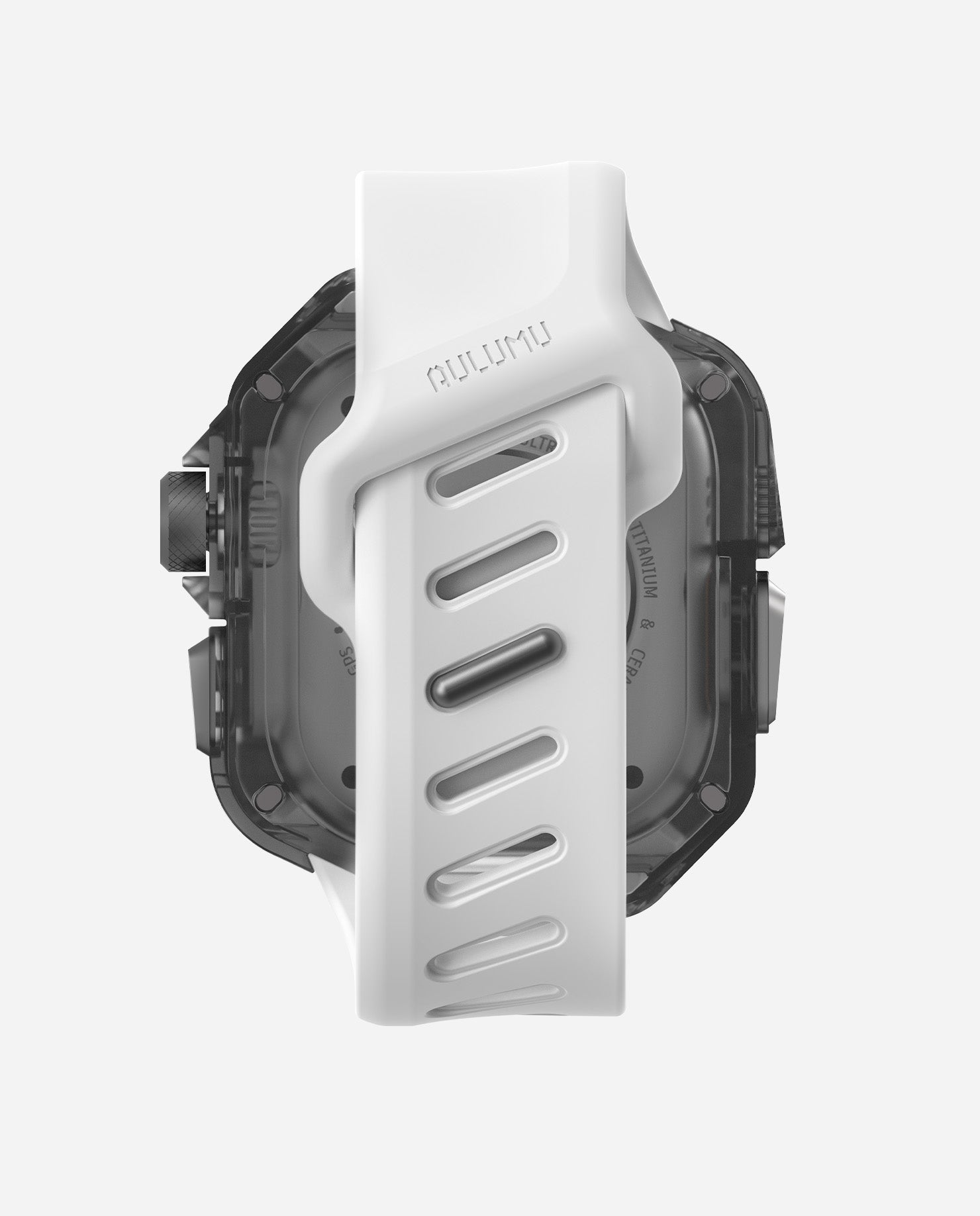 A01 Case with Band for Apple Watch Ultra 1/2/3 | Titanium Cover | FKM Band