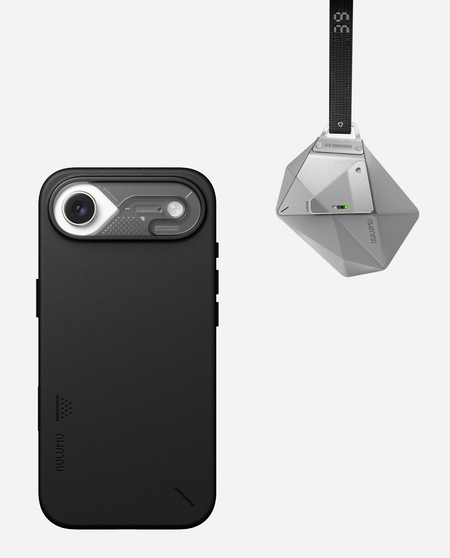 A17 Vegan Leather Case for iPhone 17 Series & A39 Geometric Case for AirPods Pro 3