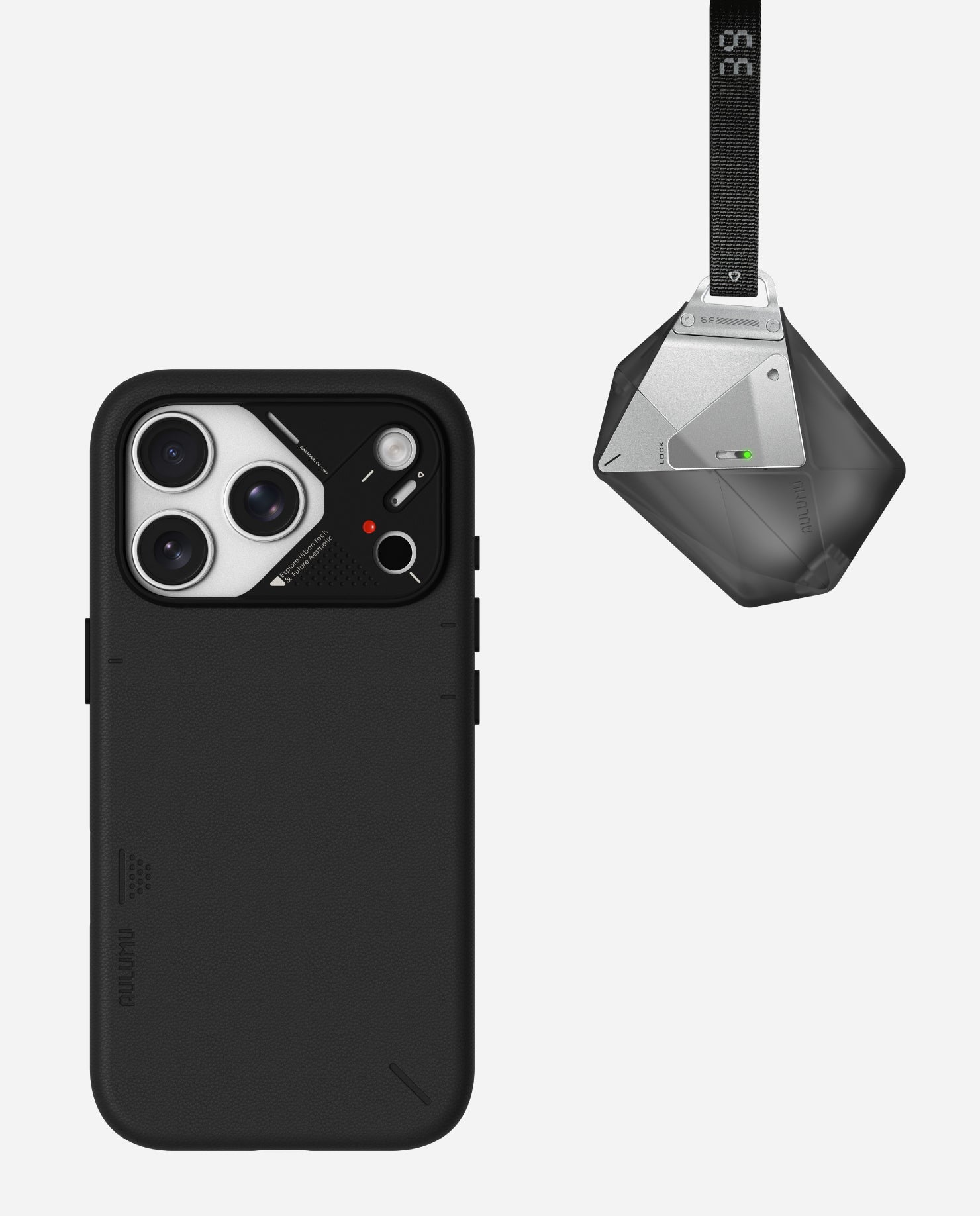 A17 Vegan Leather Case for iPhone 17 Series & A39 Geometric Case for AirPods Pro 3