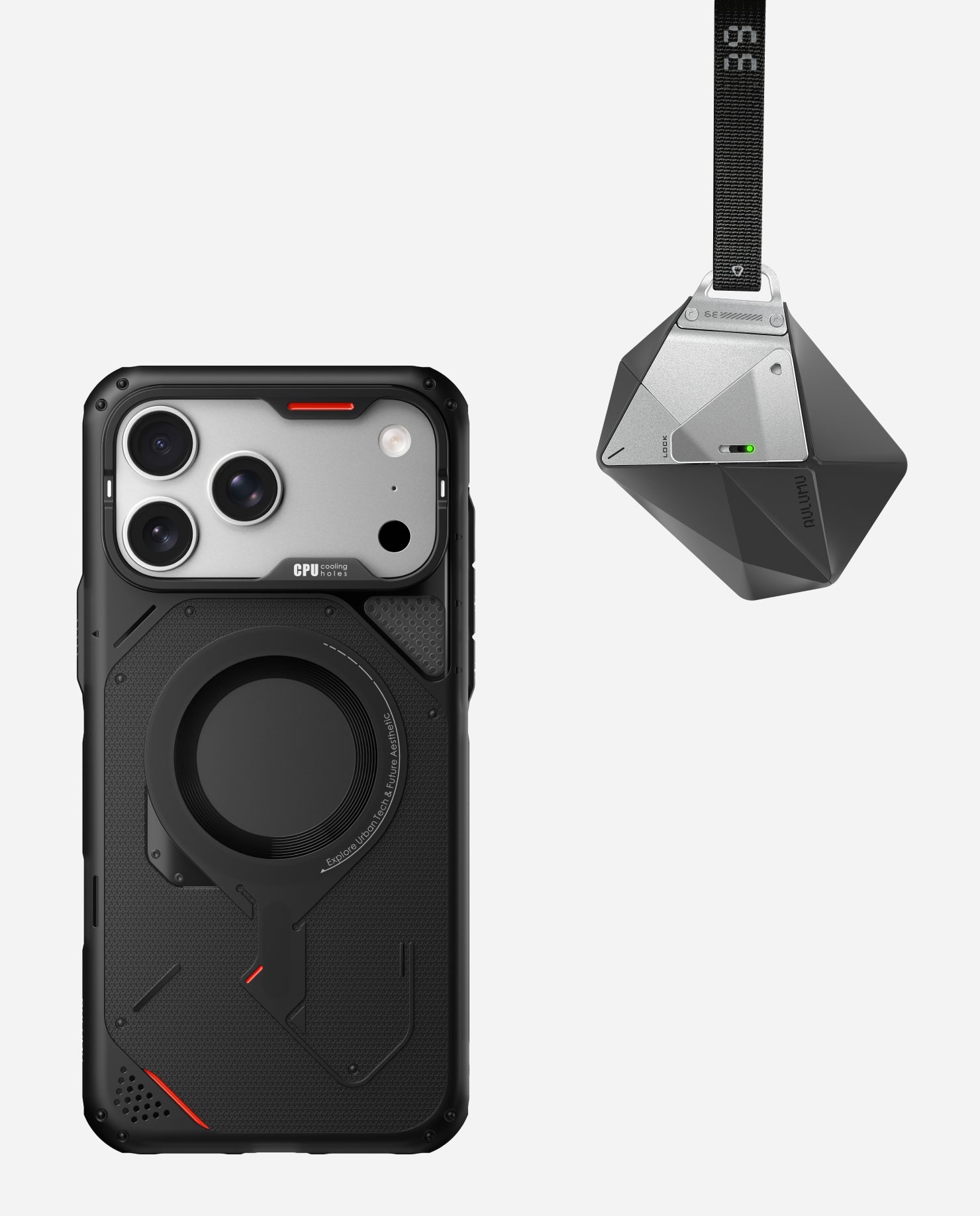 A17 Rugged Outdoor Case for iPhone 17 Series & A39 Geometric Case for AirPods Pro 3