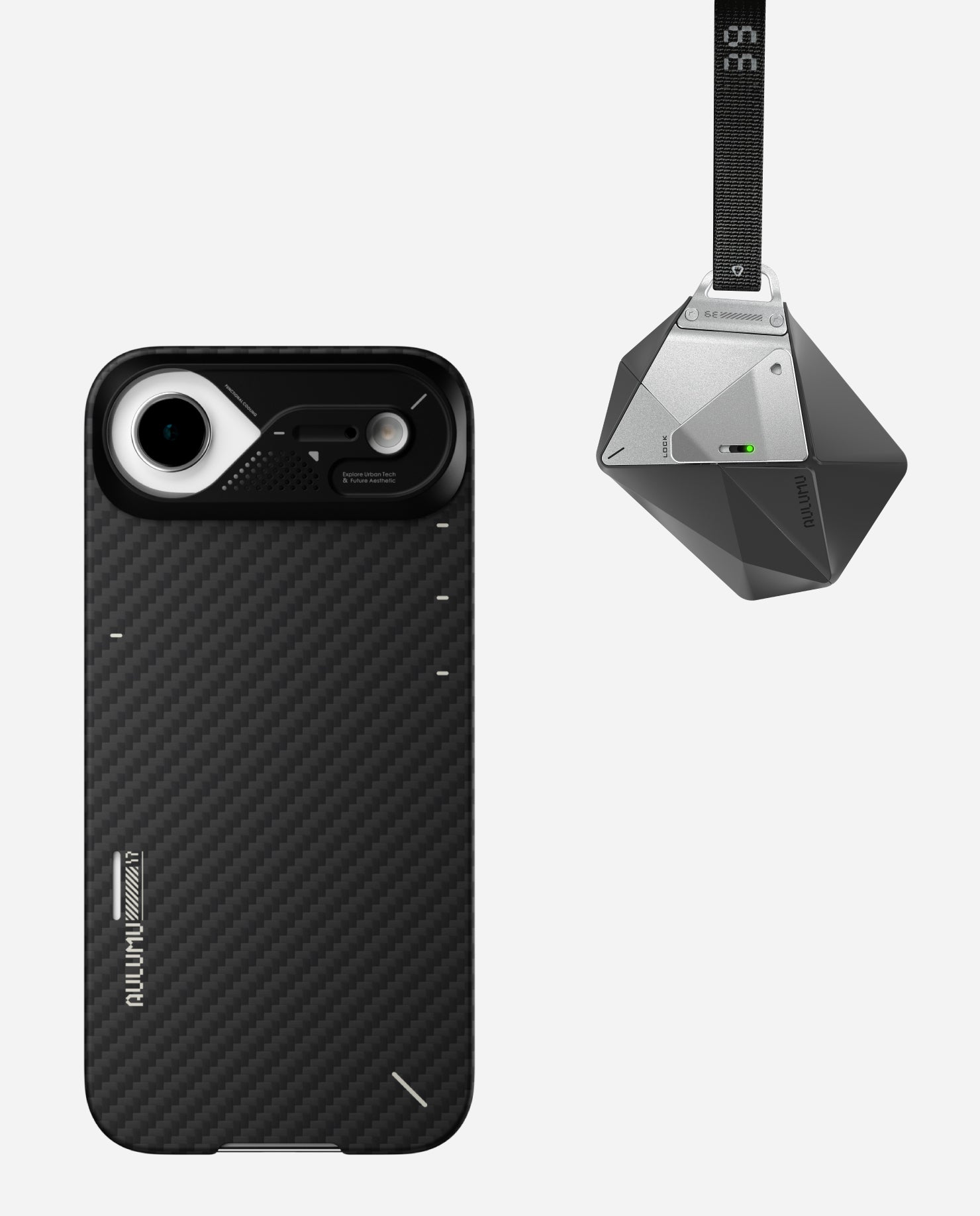 A17 Aramid Fiber Case for iPhone 17 Series & A39 Geometric Case for AirPods Pro 3