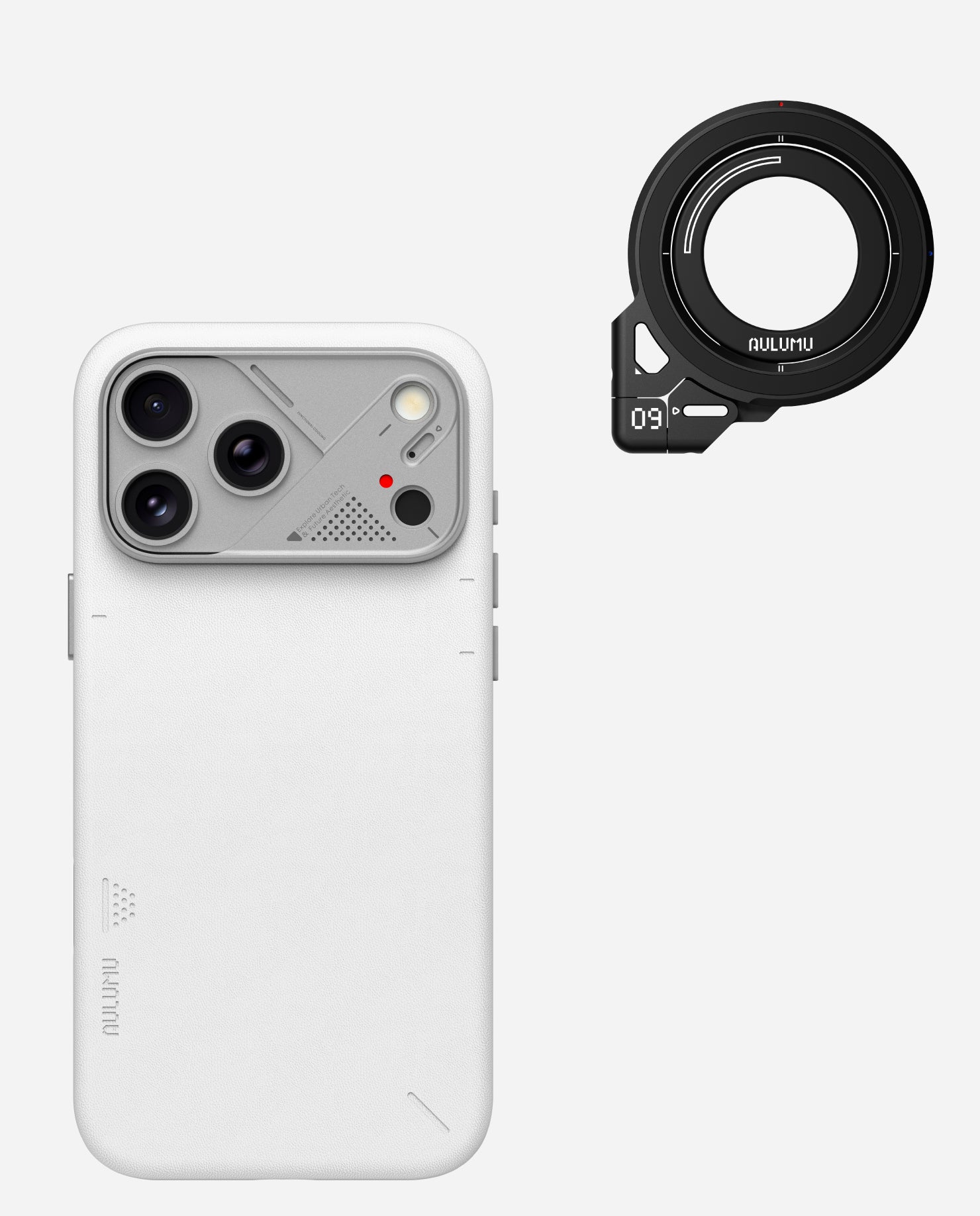 A17 iPhone 17 Series Vegan Leather Case & G09 Infinite 360° Magnetic Stand