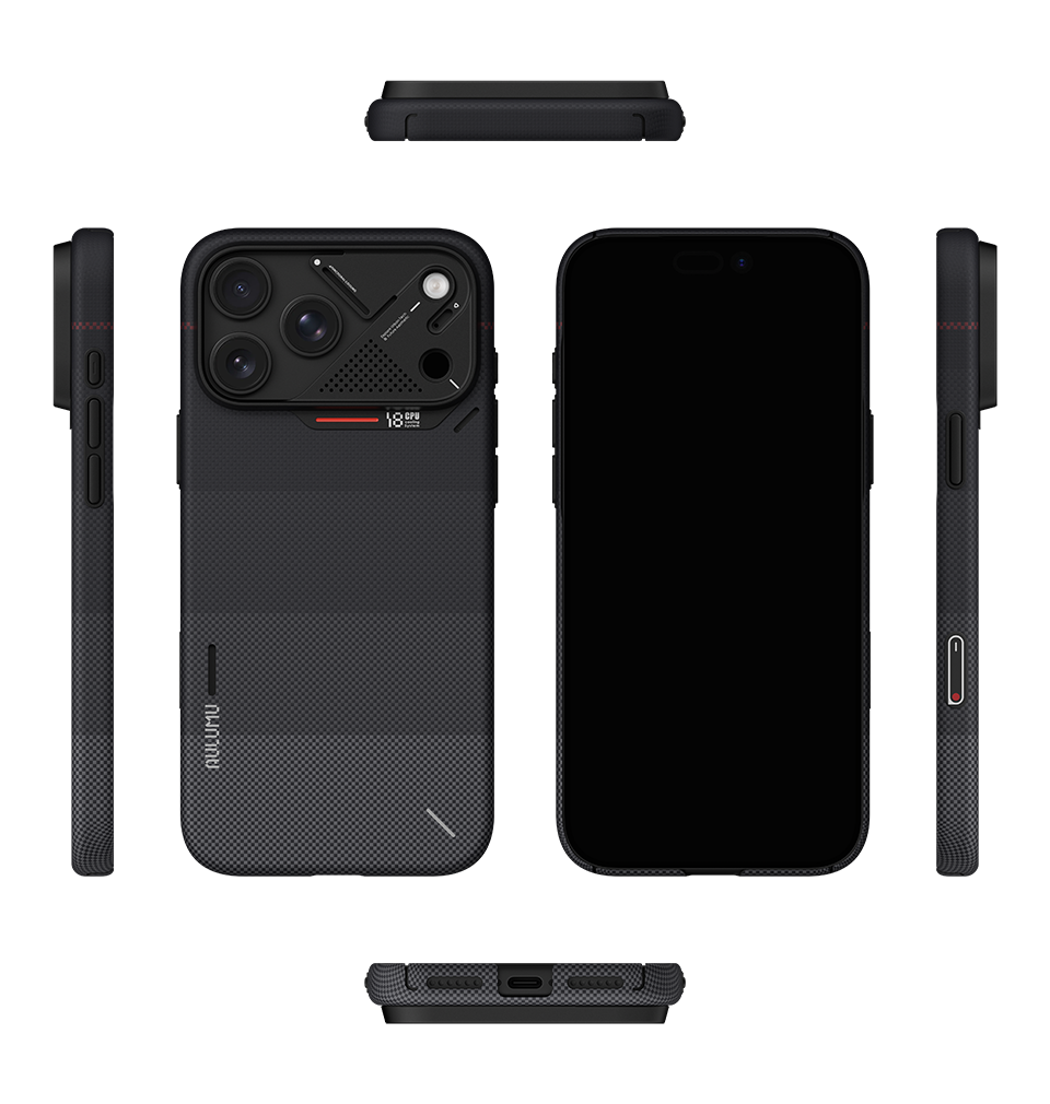A18 Ultra Slim Gradient Aramid Fiber Case for iPhone 18/17 Pro Series