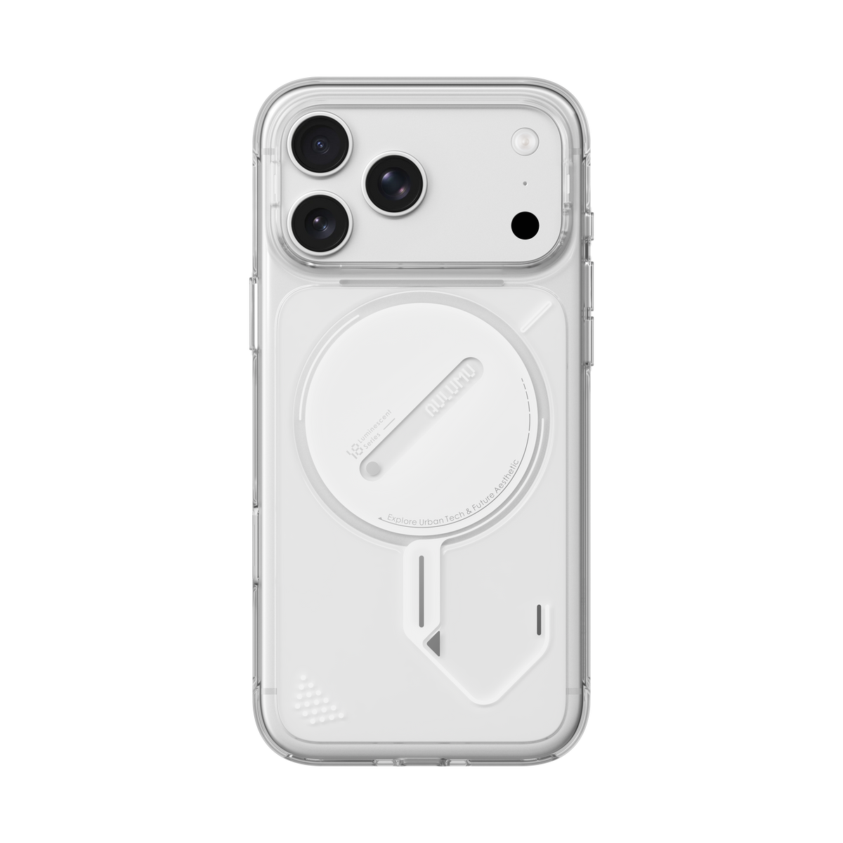 A18 Ghost Lumen Transparent Case for iPhone 18/17 Pro Series