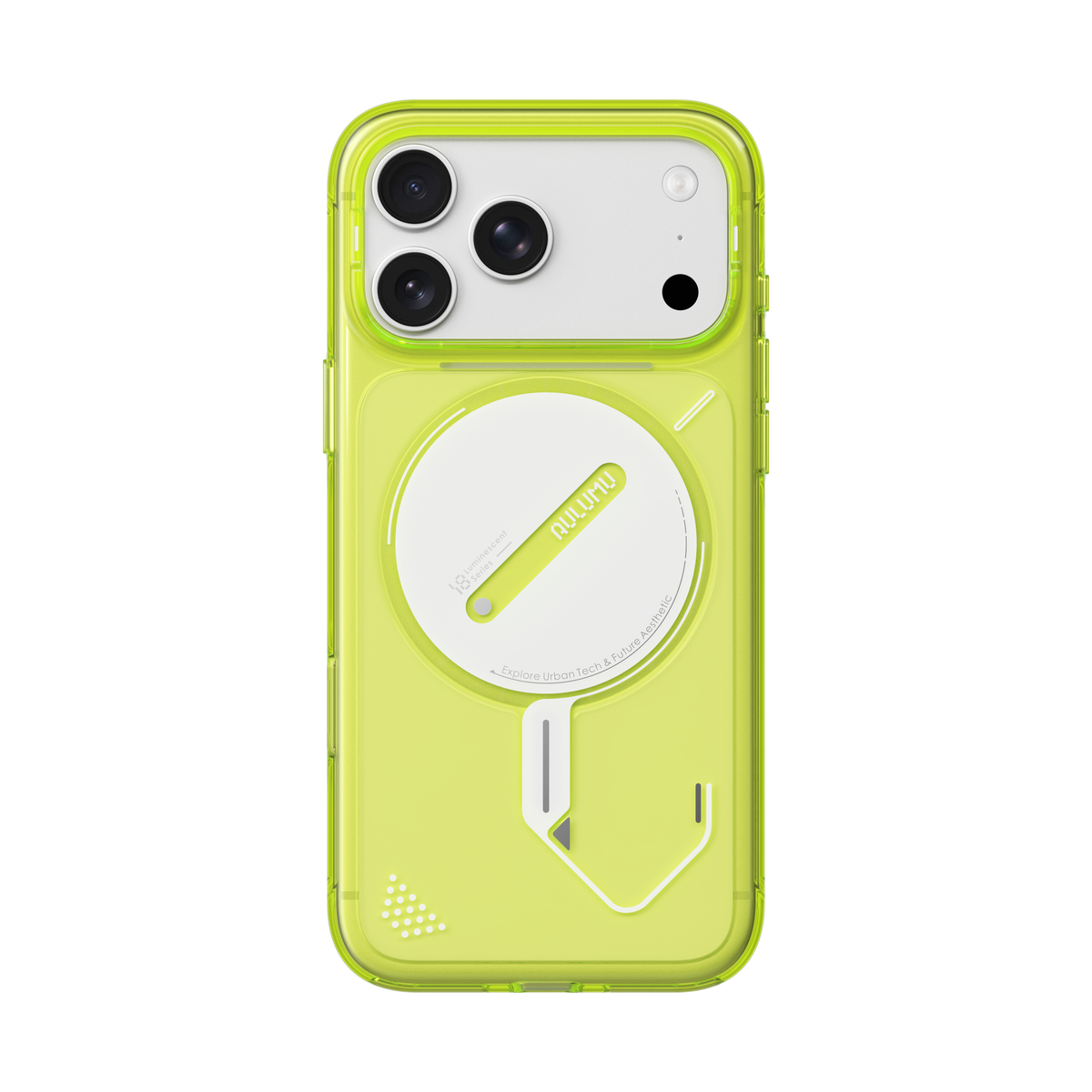 A18 Ghost Lumen Transparent Case for iPhone 18/17 Pro Series