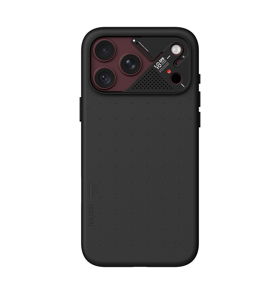 A18 Particle Vegan Leather Case for iPhone 18/17 Pro Series