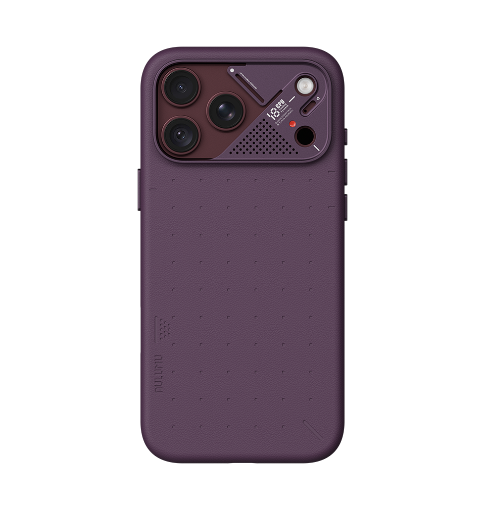 A18 Particle Vegan Leather Case for iPhone 18/17 Pro Series