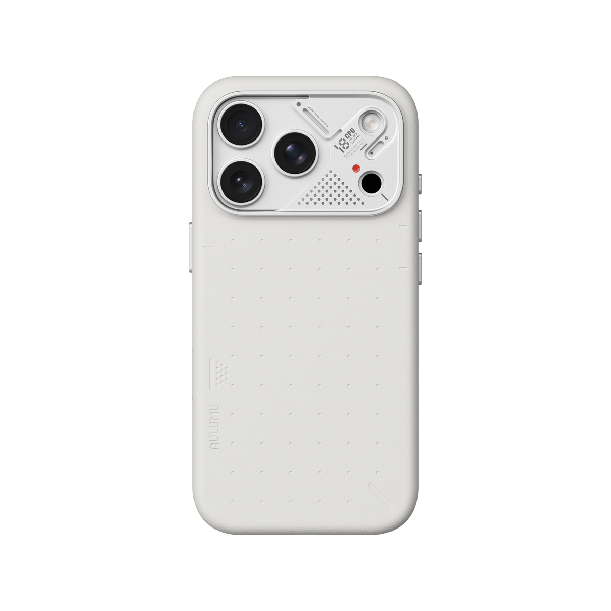 A18 Particle Vegan Leather Case for iPhone 18/17 Pro Series