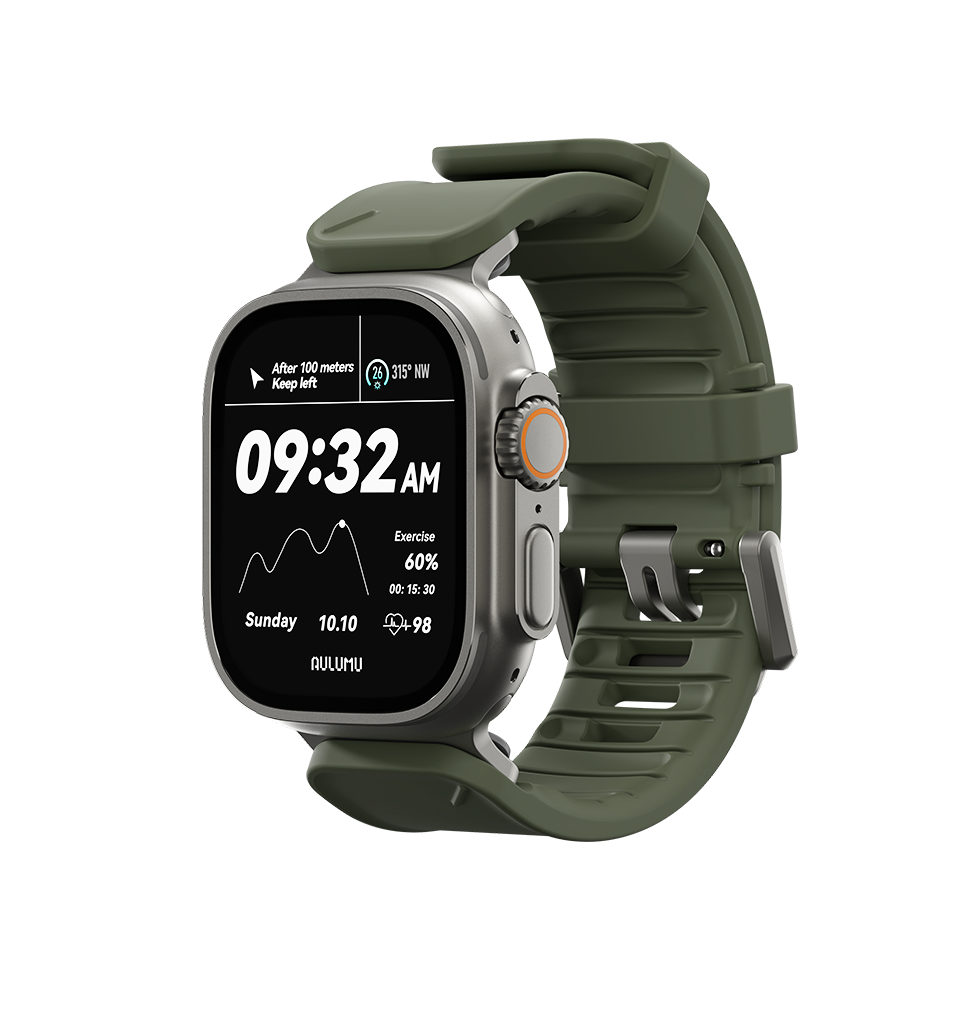 C05 FKM Quick Release Sport Watch Band for Apple Watch