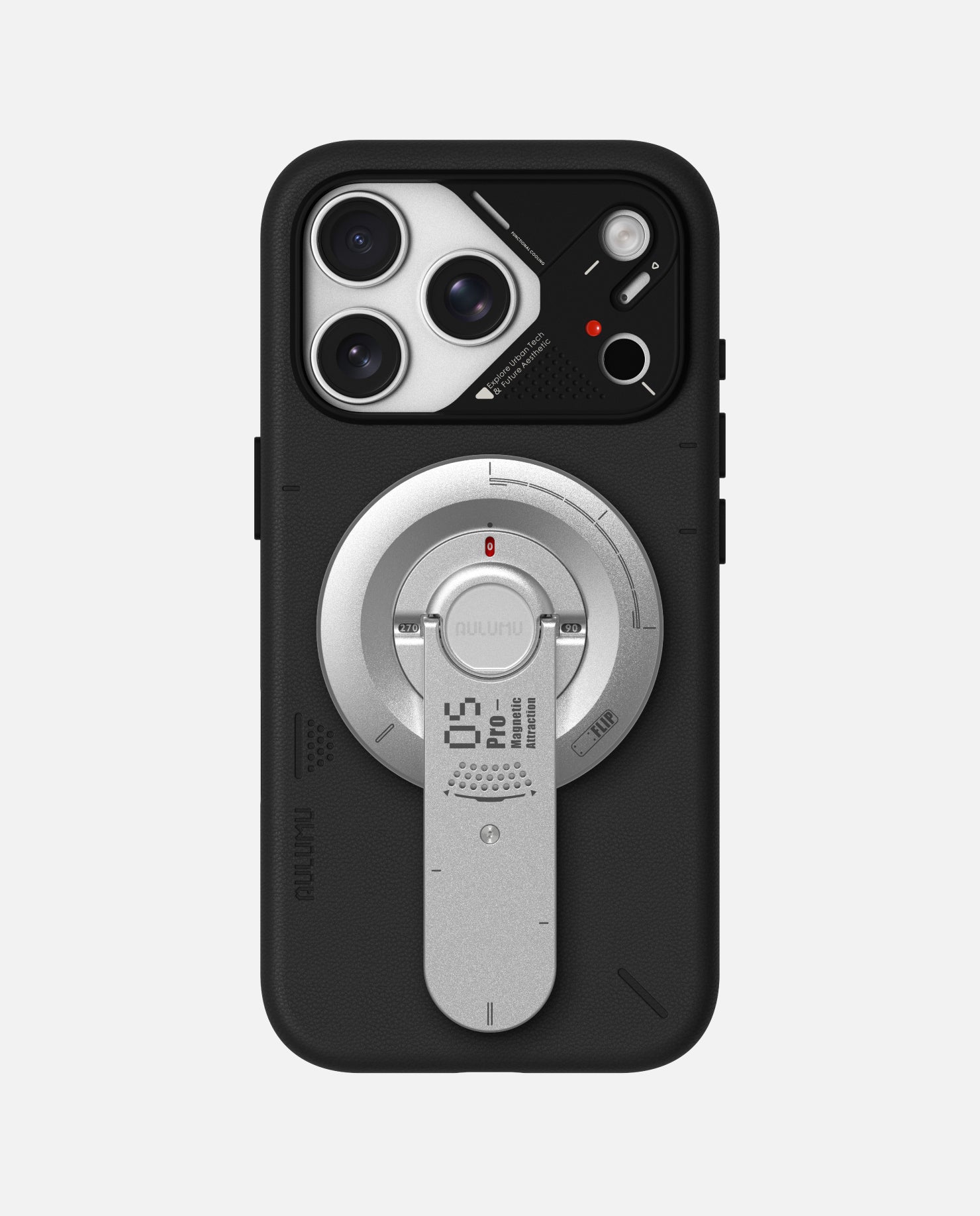 iPhone 17 Pro/Pro Max Vegan Leather Case & G05 Pro Multi-Function Mag Kickstand