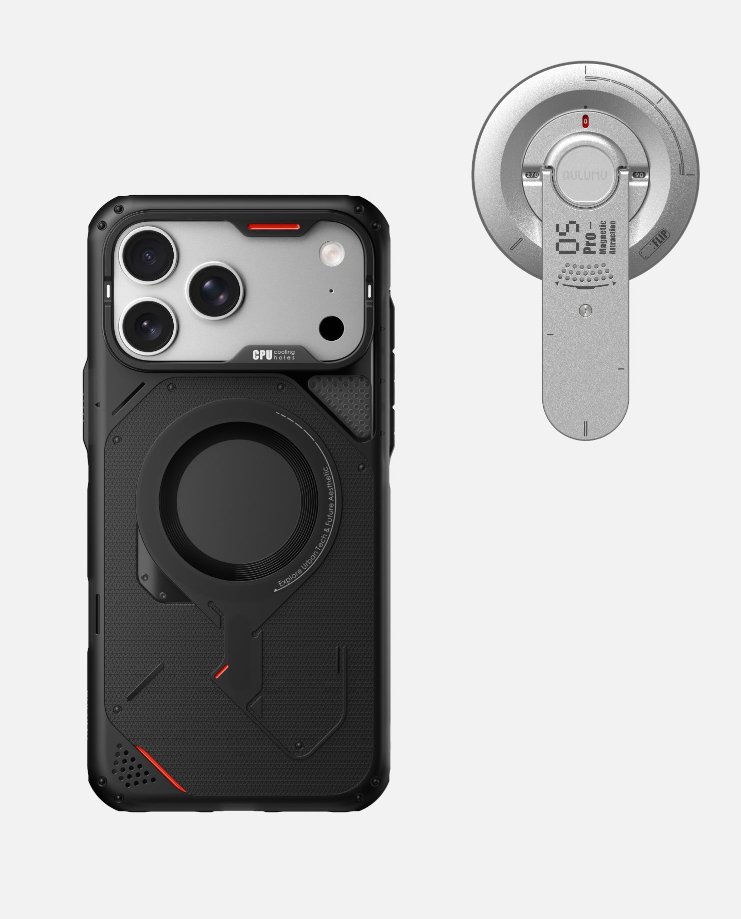iPhone 17 Pro / Pro Max Rugged Outdoor Case & G05 Pro Multi-Function Mag Kickstand