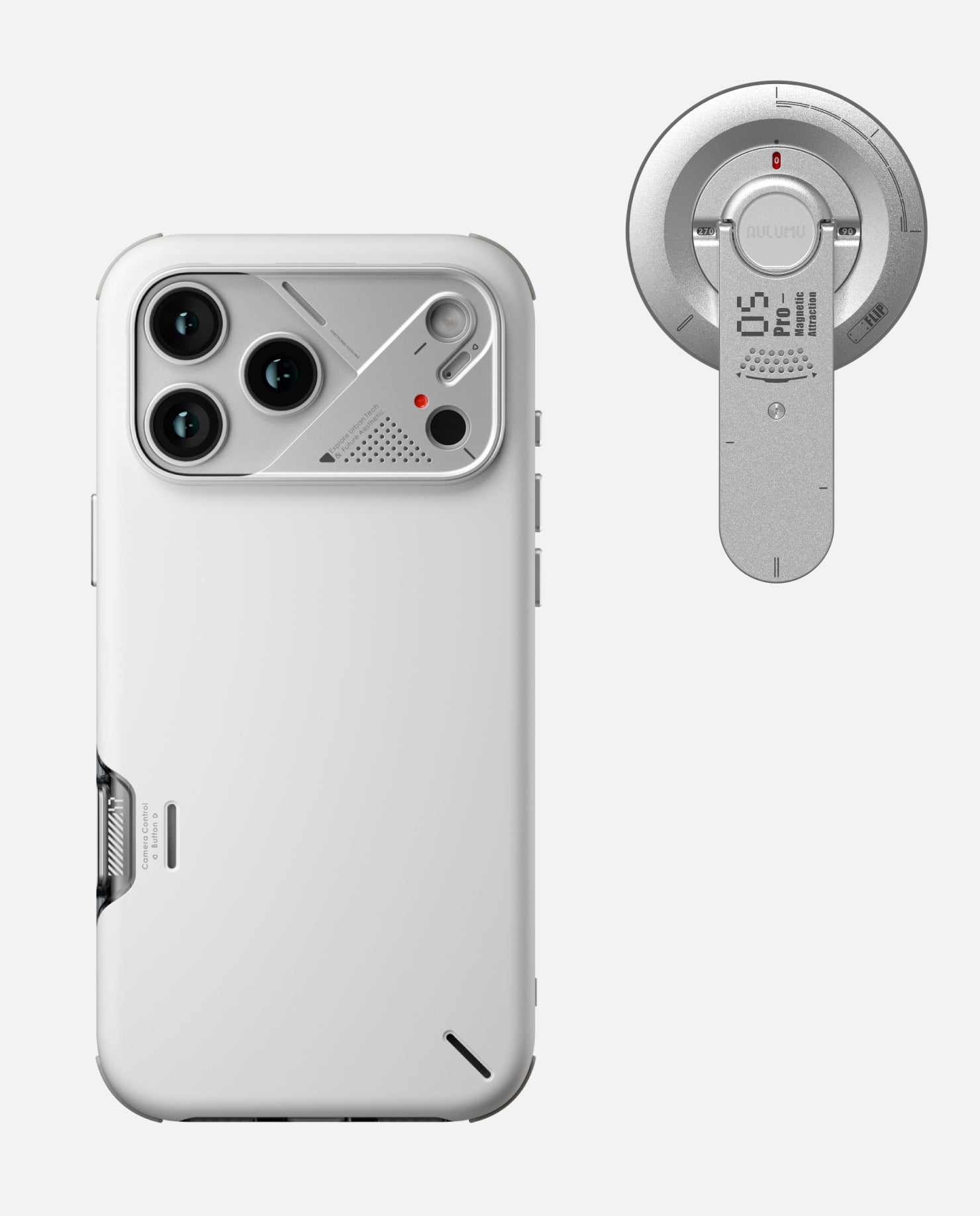 iPhone 17 Pro / Pro Max Slim Shockproof Case & G05 Pro Multi-Function Mag Kickstand