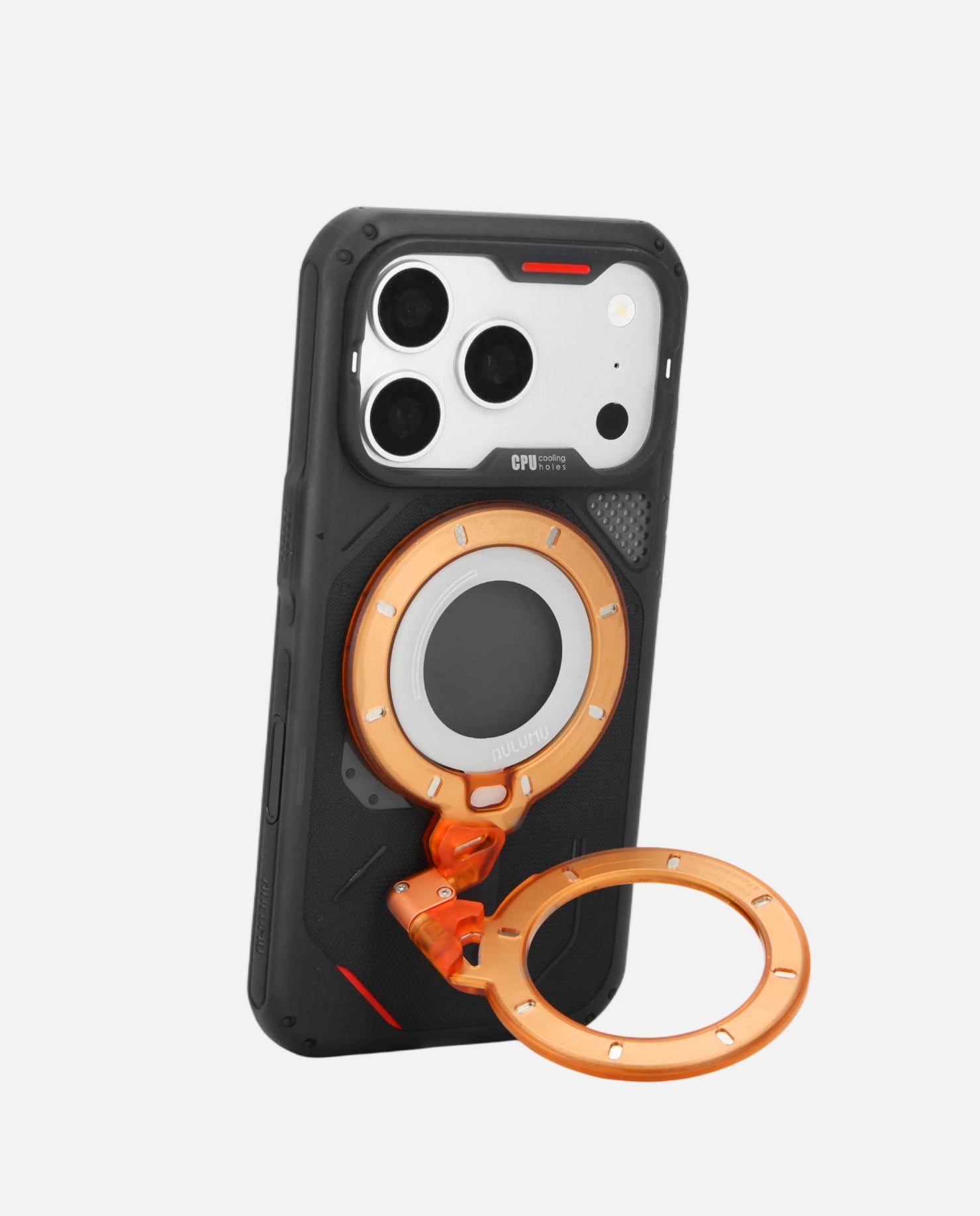 A17 iPhone 17 Series Rugged Outdoor Case & G09 Ghost Infinite 360° Magnetic Stand
