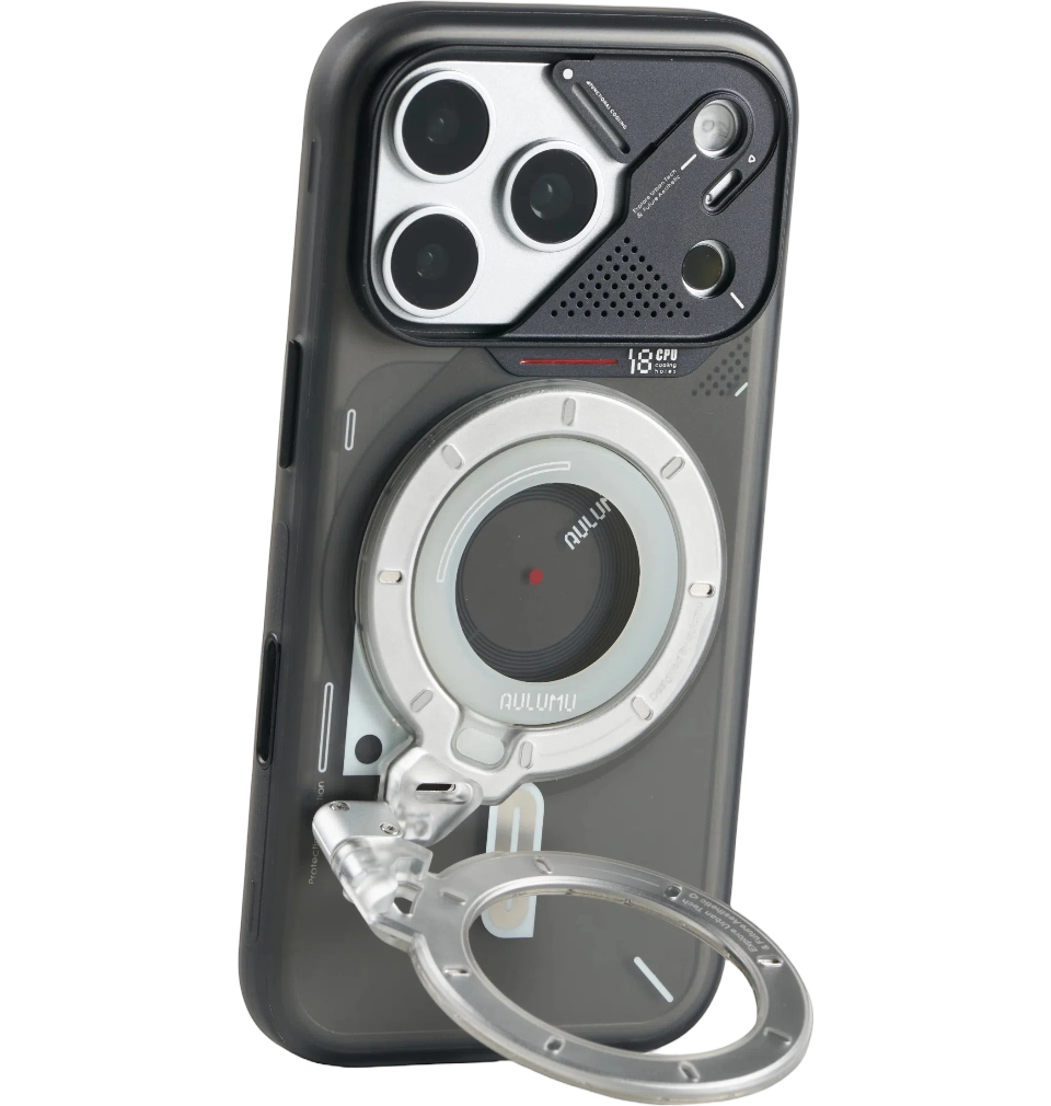 A18 iPhone 18/17 Series Frosted Case & G09 Infinite 360° Magnetic Stand