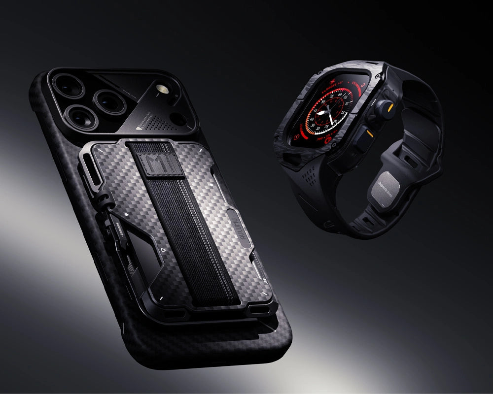 AULUMU carbon fiber iPhone case with G03
