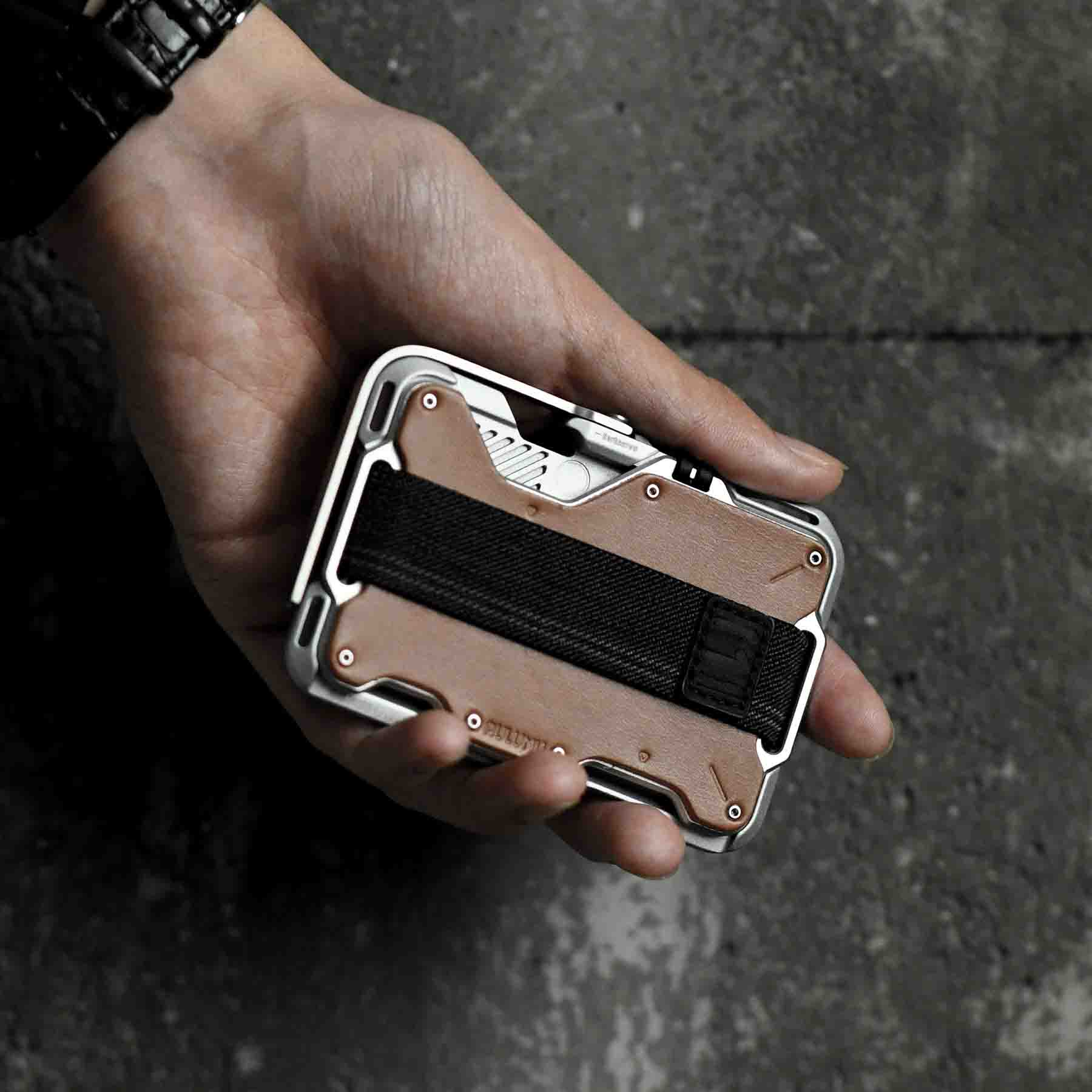 Made from quality aluminum alloy with genuine leather cover, timeless design for years to come.