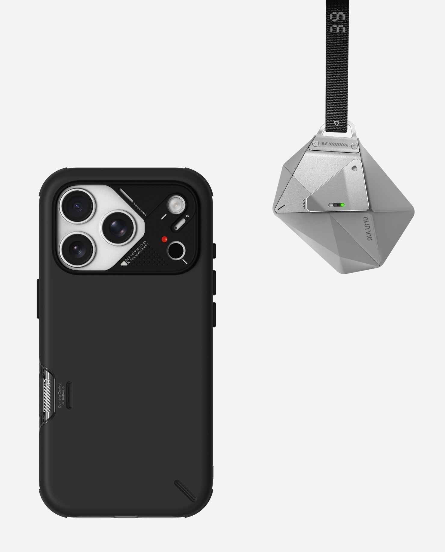 A17 Slim Shockproof Case for iPhone 17 Series & A39 Geometric Case for AirPods Pro 3