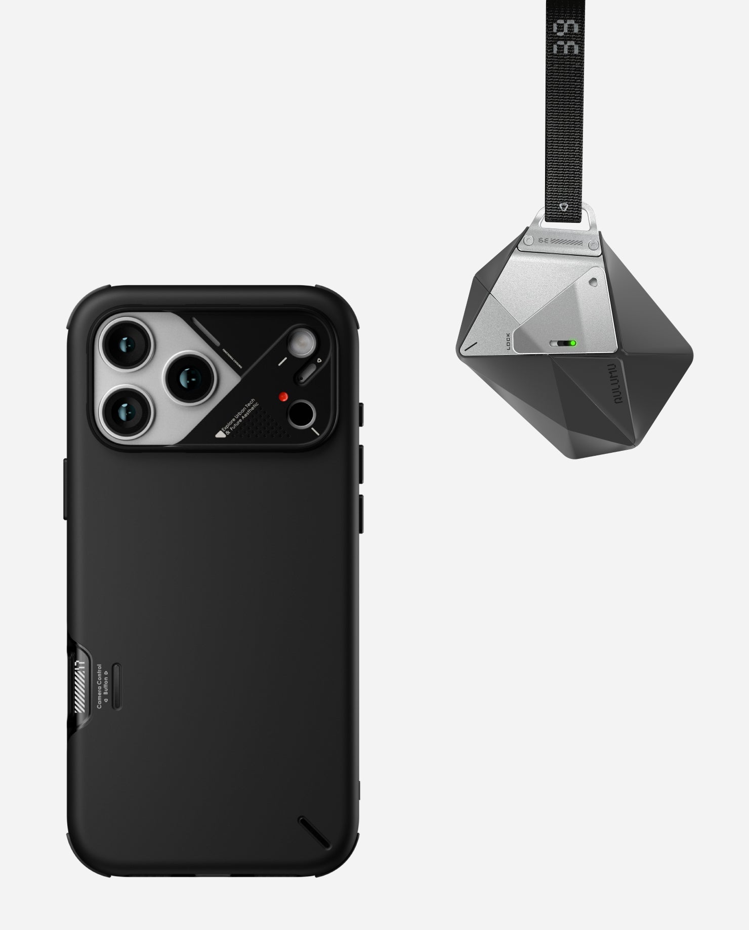 A17 Slim Shockproof Case for iPhone 17 Series & A39 Geometric Case for AirPods Pro 3