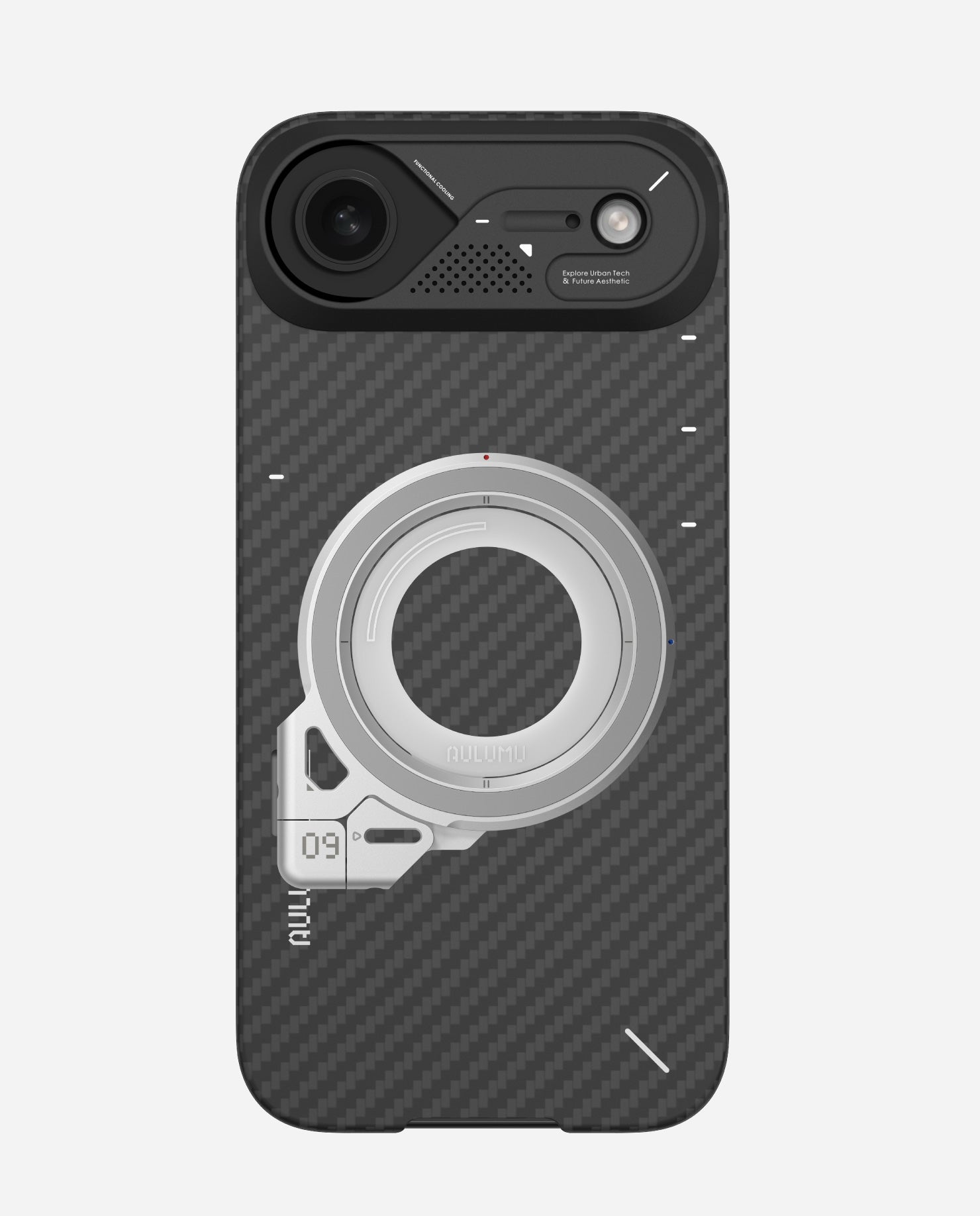 A17 iPhone 17 Series Aramid Fiber Case & G09 Infinite 360° Magnetic Stand