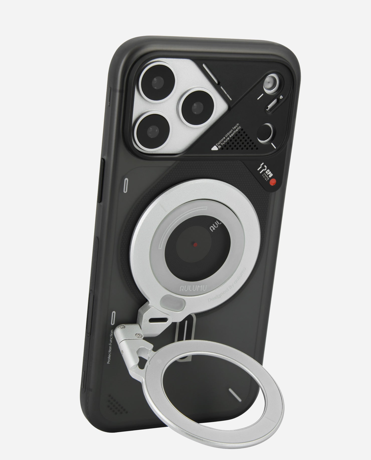 A17 iPhone 17 Series Frosted Case & G09 Infinite 360° Magnetic Stand