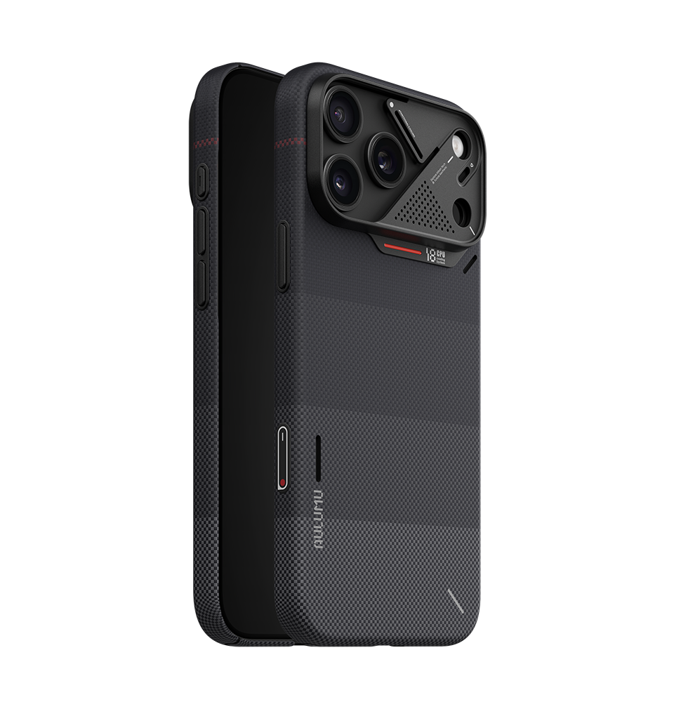 A18 Ultra Slim Gradient Aramid Fiber Case for iPhone 18/17 Pro Series