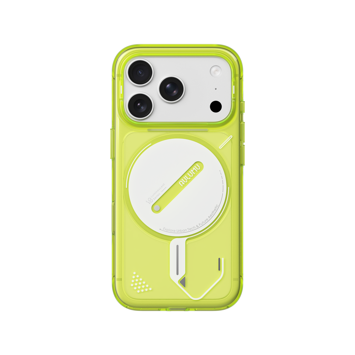 A18 Ghost Lumen Transparent Case for iPhone 18/17 Pro Series