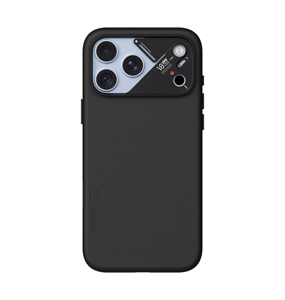 A18 Particle Vegan Leather Case for iPhone 18/17 Pro Series