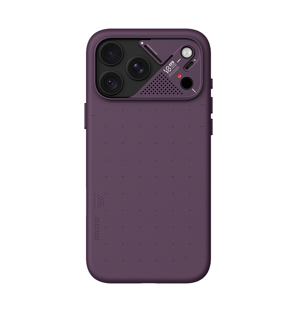 A18 Particle Vegan Leather Case for iPhone 18/17 Pro Series