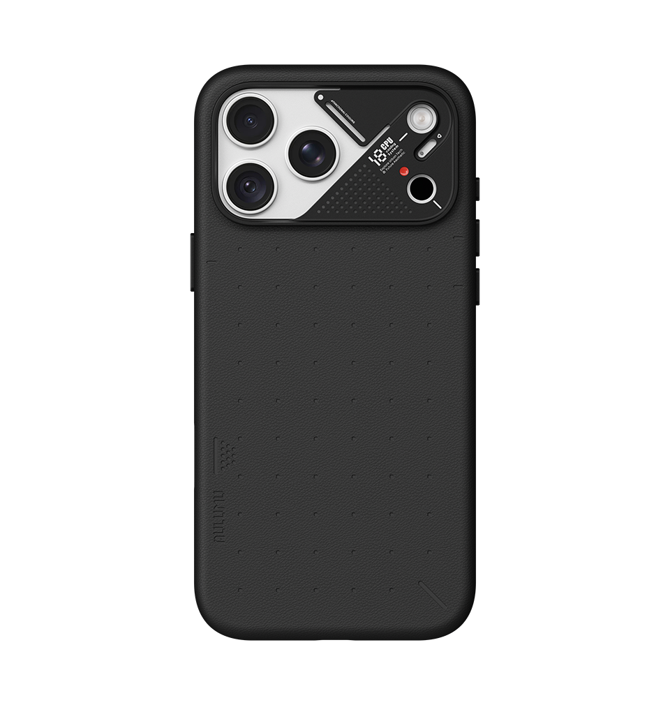 A18 Particle Vegan Leather Case for iPhone 18/17 Pro Series