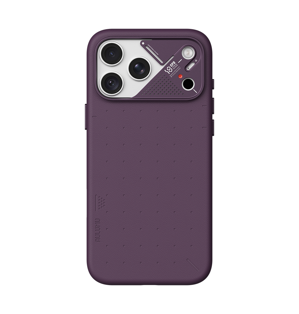 A18 Particle Vegan Leather Case for iPhone 18/17 Pro Series