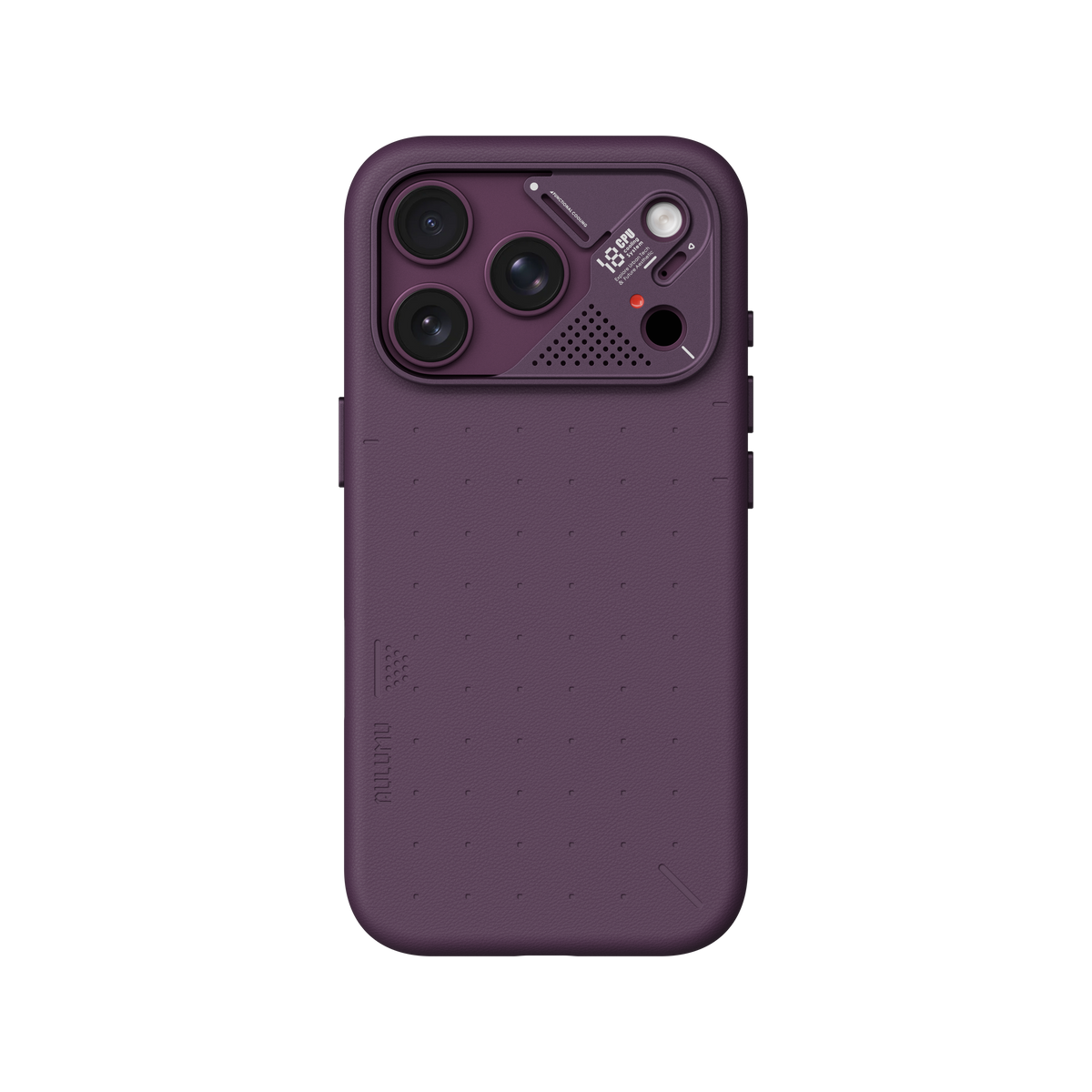 A18 Particle Vegan Leather Case for iPhone 18/17 Pro Series
