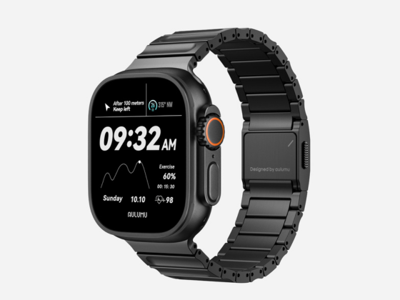 aulumu C01 titanium metal Apple Watch band
