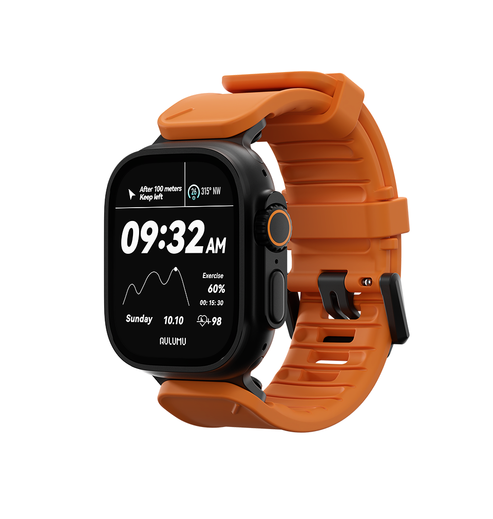 C05 FKM Quick Release Sport Watch Band for Apple Watch