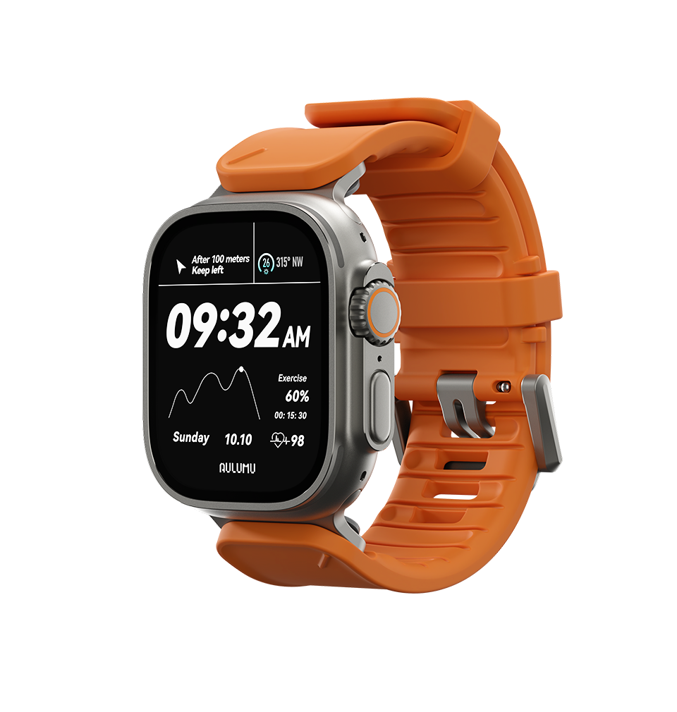 C05 FKM Quick Release Sport Watch Band for Apple Watch