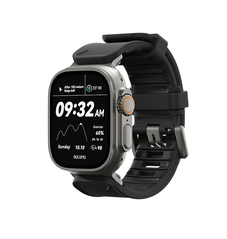 C05 FKM Quick Release Sport Watch Band for Apple Watch