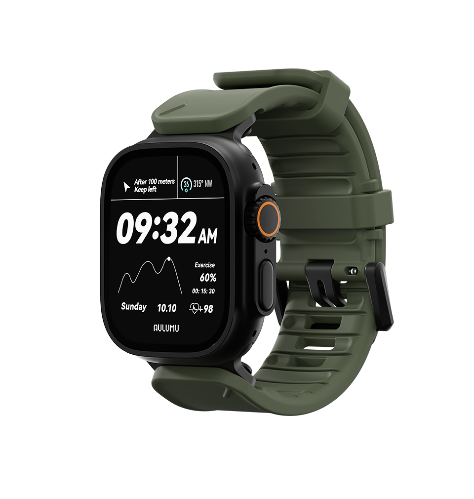 C05 FKM Quick Release Sport Watch Band for Apple Watch