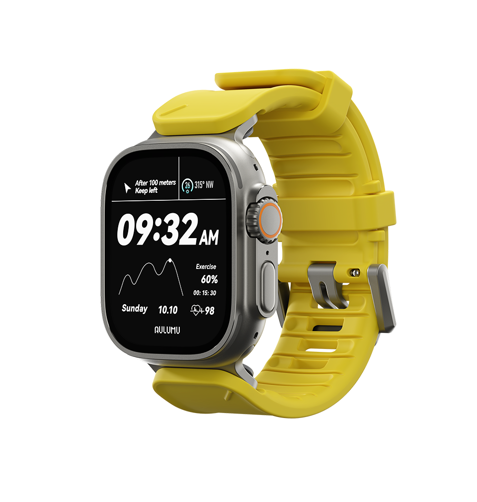 C05 FKM Quick Release Sport Watch Band for Apple Watch