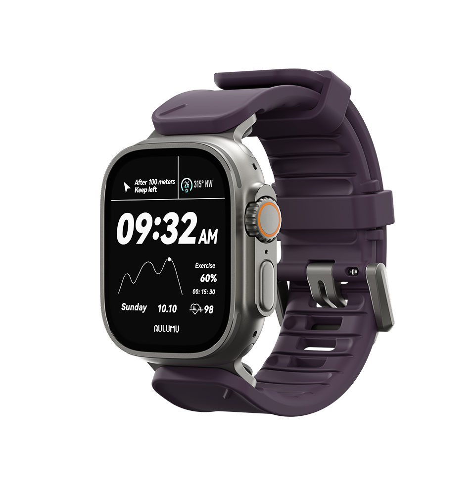 C05 FKM Quick Release Sport Watch Band for Apple Watch