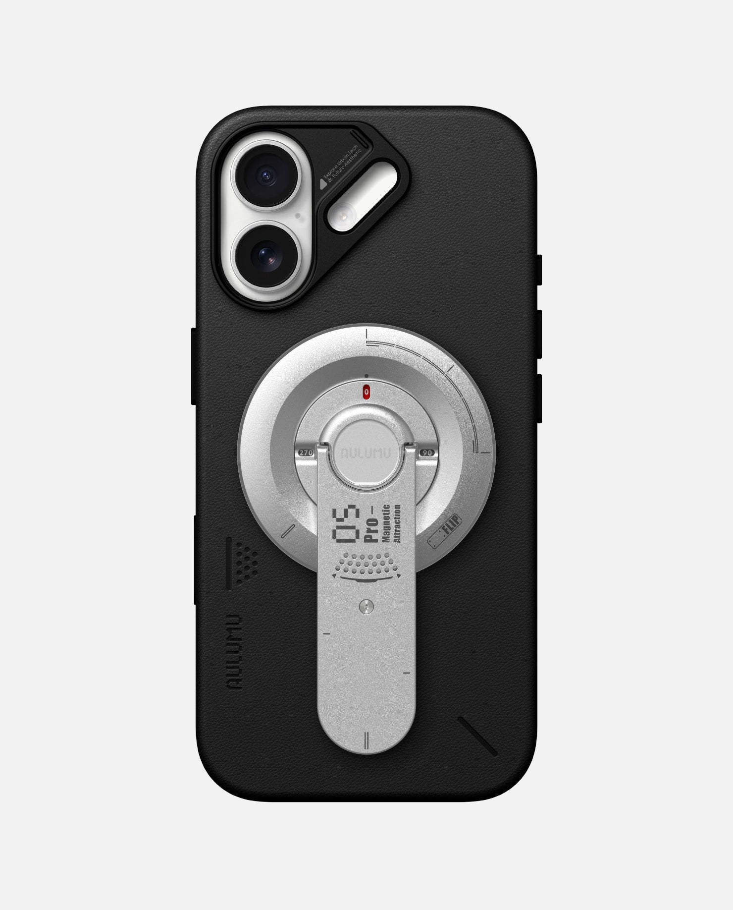 iPhone 17 Pro/Pro Max Vegan Leather Case & G05 Pro Multi-Function Mag Kickstand
