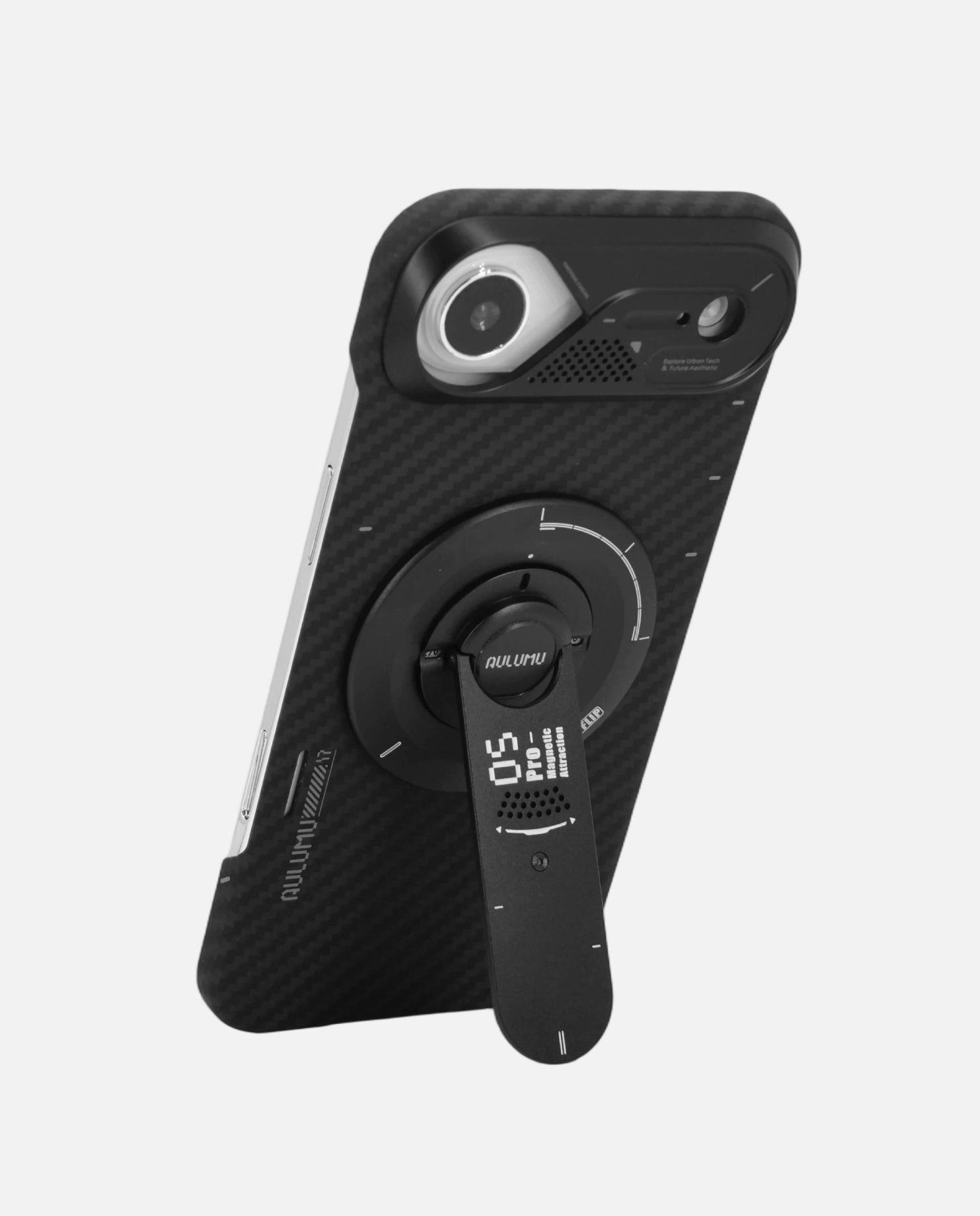 A17 iPhone 17 Series Aramid Fiber Case & G05 Pro Multi-Function Mag Kickstand