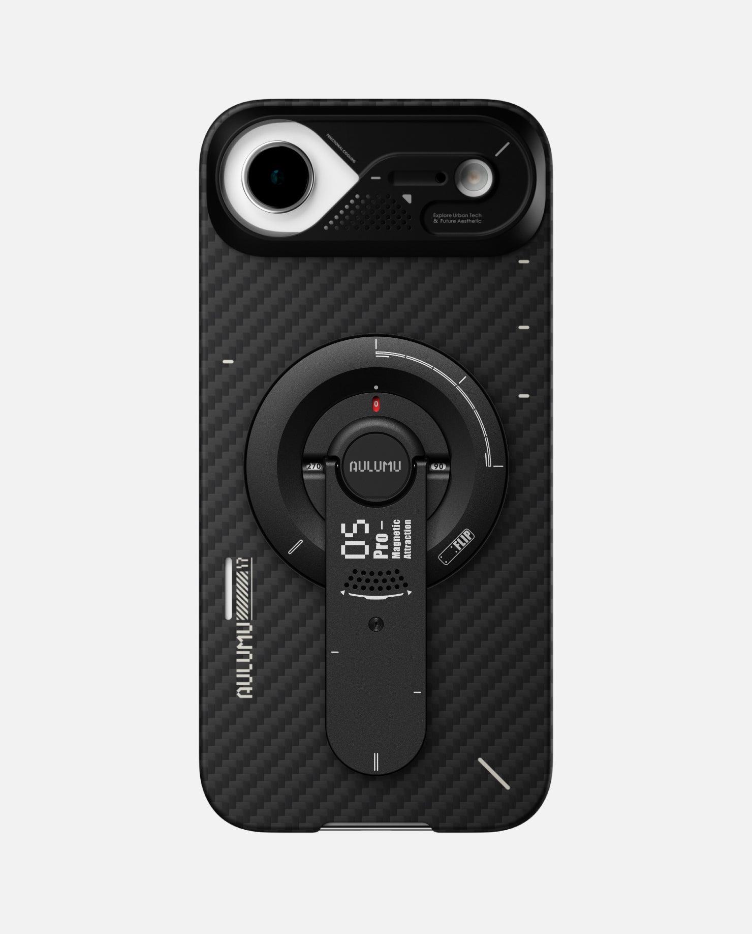 A17 iPhone 17 Series Aramid Fiber Case & G05 Pro Multi-Function Mag Kickstand
