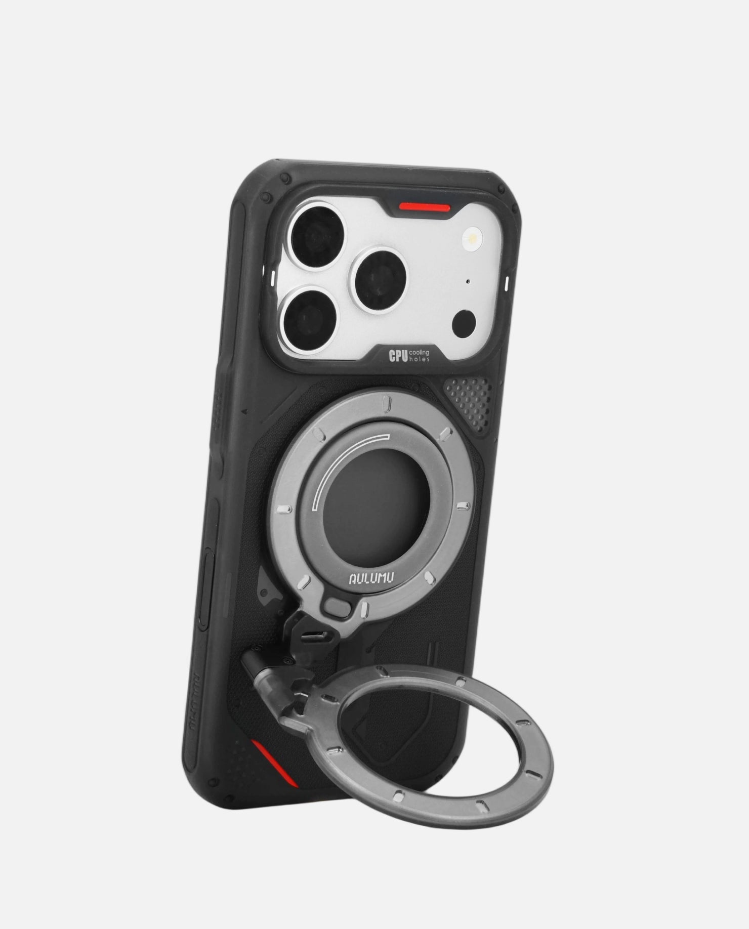 A17 iPhone 17 Series Rugged Outdoor Case & G09 Ghost Infinite 360° Magnetic Stand