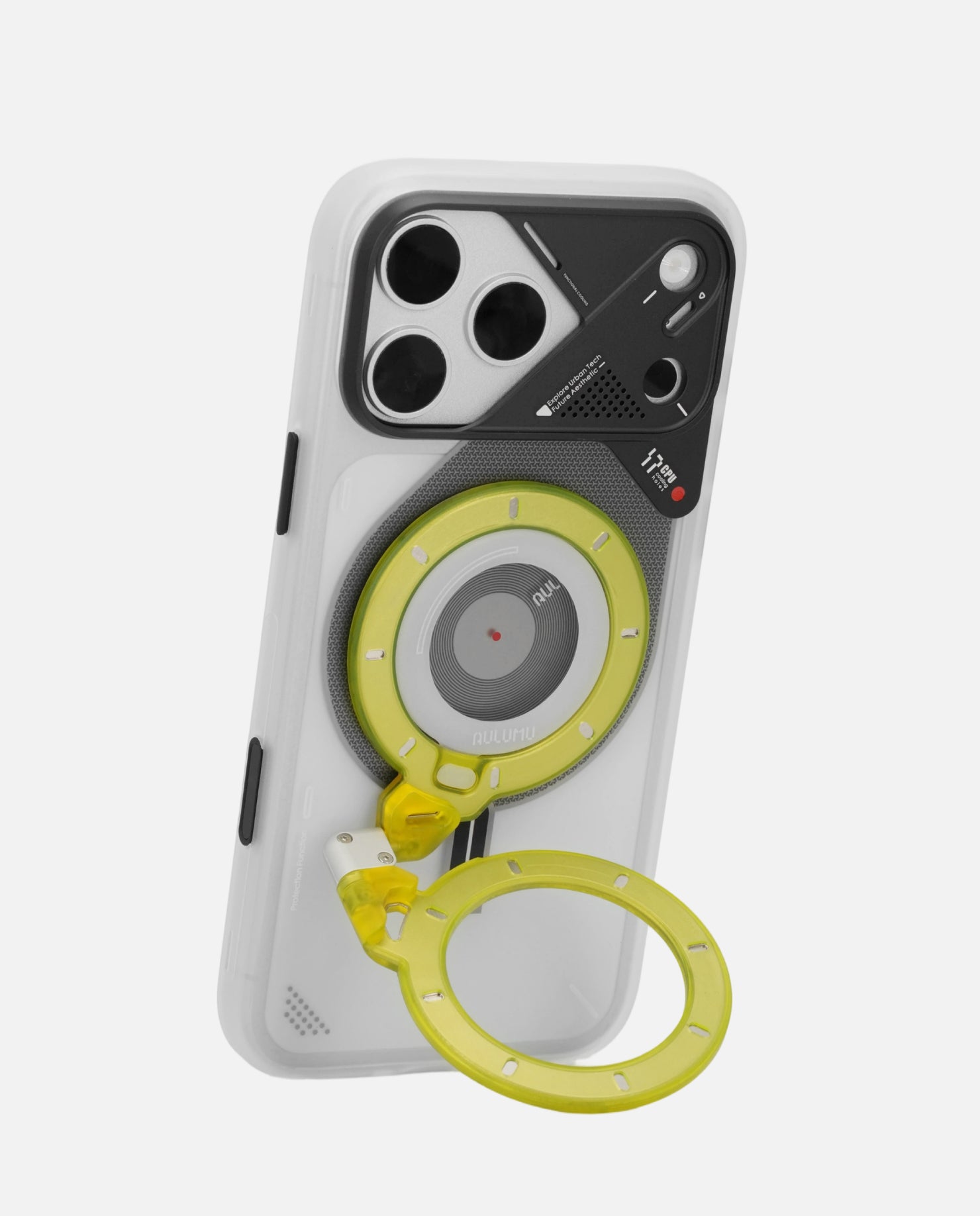 A17 iPhone 17 Series Frosted Case & G09 Ghost Infinite 360° Magnetic Stand