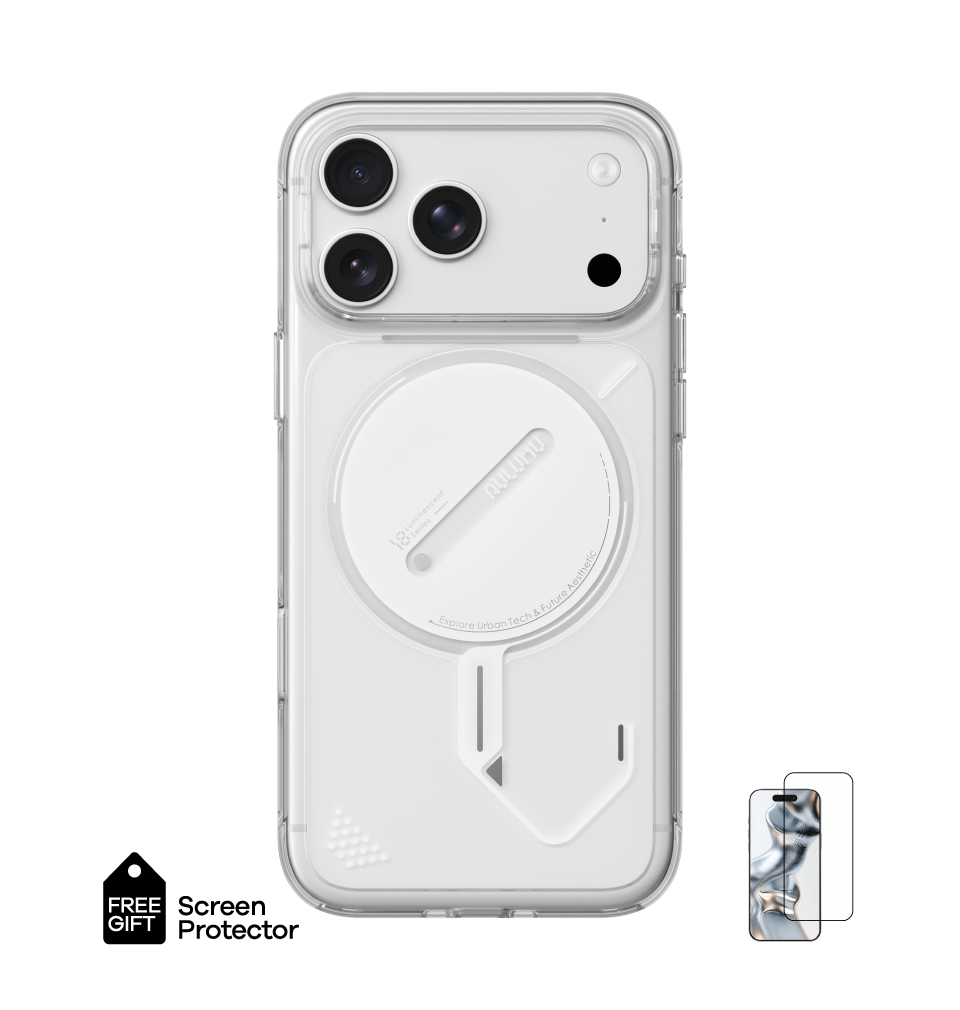 A18 Ghost Lumen Transparent Case for iPhone 18/17 Pro Series