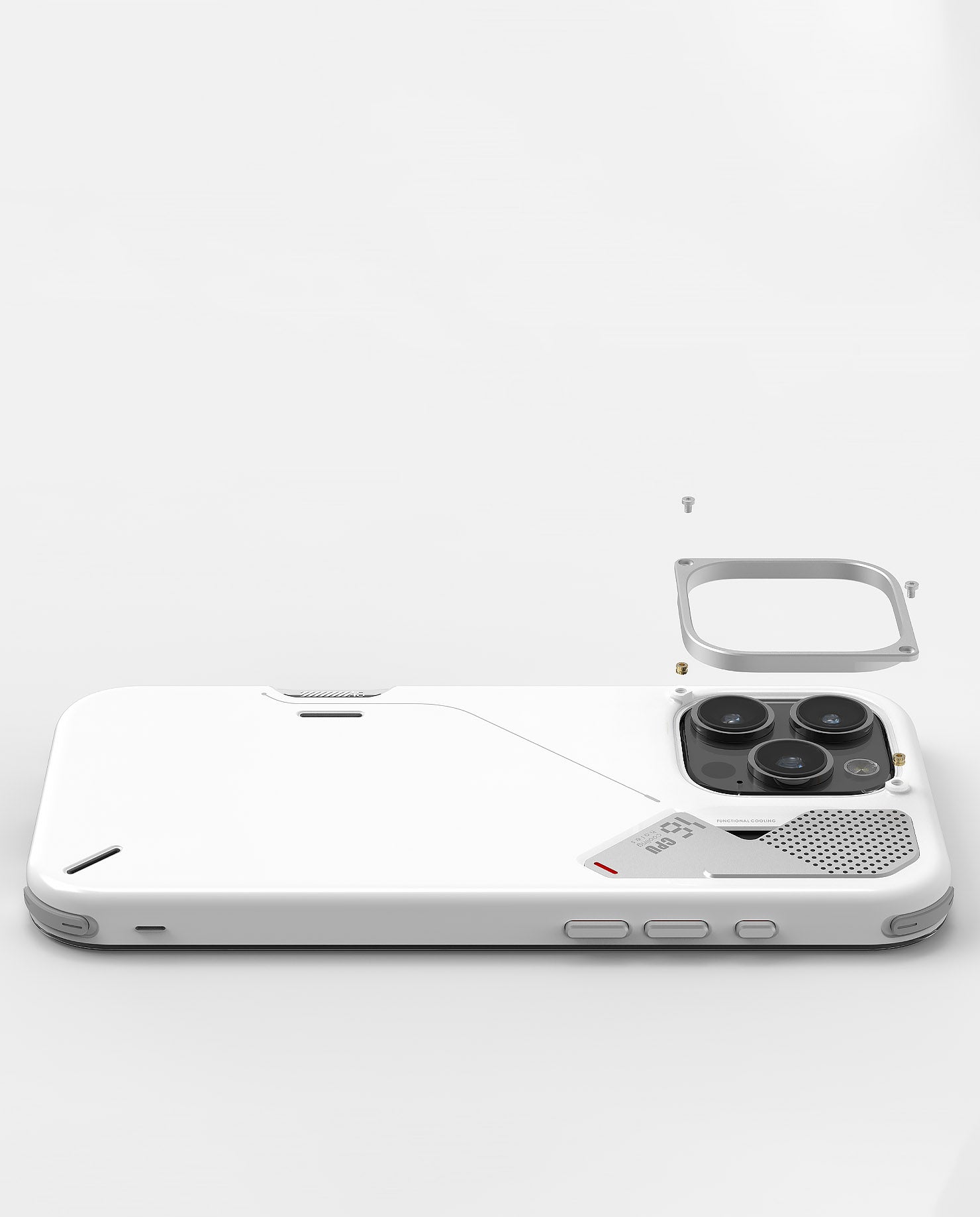 Premium Metal Buttons and Camera Ring